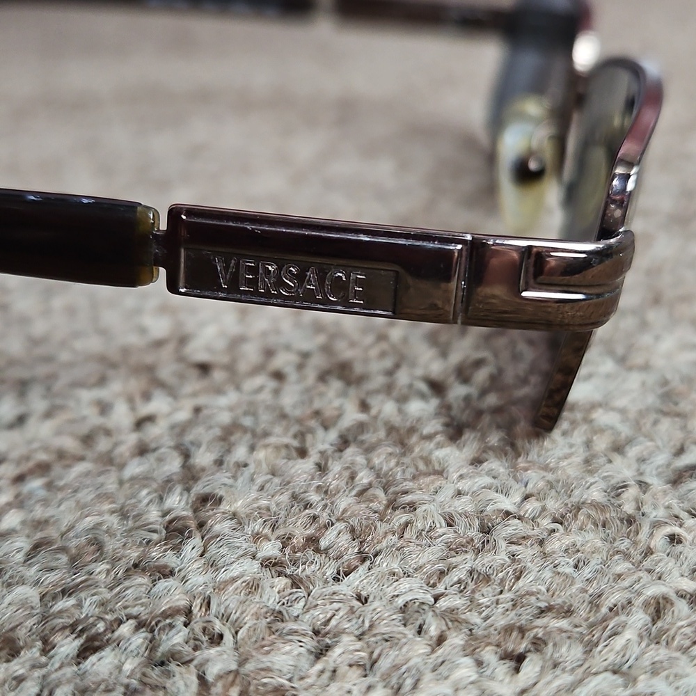 Versace MOD 1064 1136 53-16 135 Sunglasses Glasses Frames Italy Bronze - Picture 2 of 6